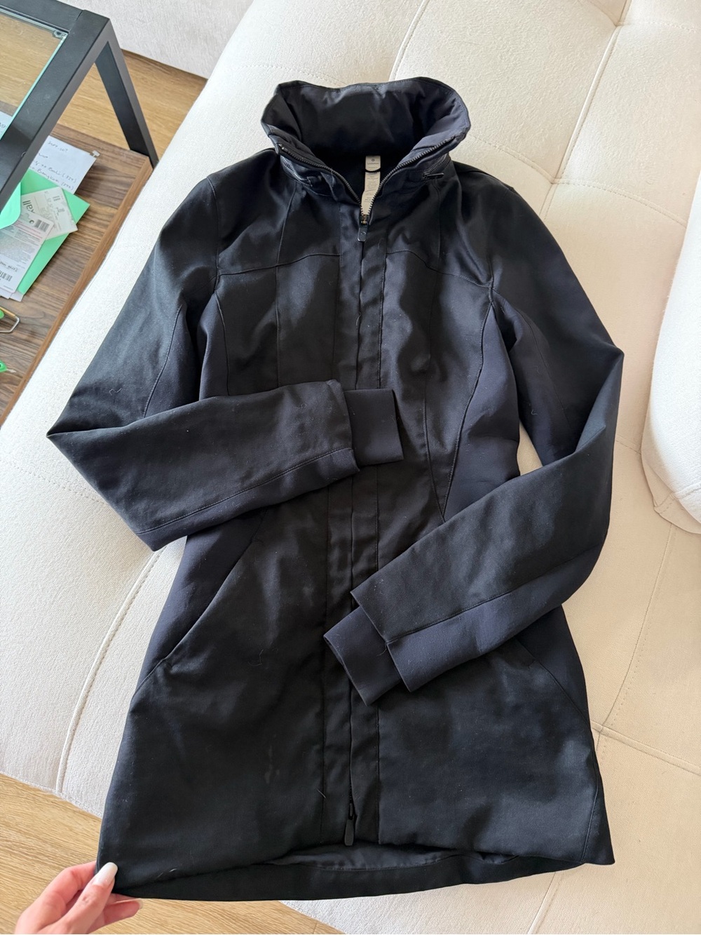 Lululemon Black Long Jacket